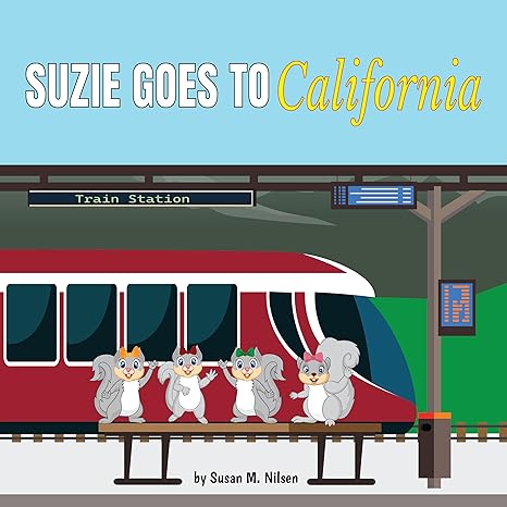 SUZIE GOES TO CALIFORNIA - Suzie, Sage, Sienna, and Scarlet embark on a never-before-seen train journey to visit their cousin Scout in California. They get together with Scout and his friend Sam, enjoying a bus tour of Hollywood movie studios and driving down the famous Rodeo Drive in celebrity fashion. Disneyland was the most magical place, offering thrilling rides and a spectacular fireworks display. Suzie and the girls enjoyed the warm California weather, the beauty of the tall palm trees, sleeping in a fantastic tree house, spending time with their cousin, Scout, and new friend Sam, and creating unforgettable memories.